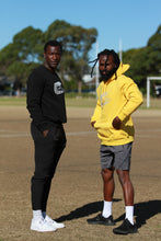Load image into Gallery viewer, Catspeed Style Yellow + White Imprint Hoodie "Jumper" Activewear