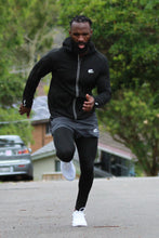 Load image into Gallery viewer, Catspeed Style Men Grey T-Shirt and Shorts w/Tights attached Fitness Apparel