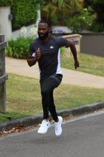 Load image into Gallery viewer, Catspeed Style Men Grey T-Shirt and Shorts w/Tights attached Fitness Apparel