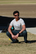 Load image into Gallery viewer, Catspeed Style Men Grey + White Sports T-Shirt Fitness Apparel

