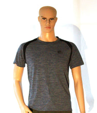 Load image into Gallery viewer, Catspeed Style Men Dark Grey + Black DriFit Sports T-Shirt Fitness Apparel
