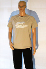 Load image into Gallery viewer, Catspeed Style Men Grey + White Sports T-Shirt Fitness Apparel

