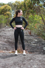 Load image into Gallery viewer, Catspeed Style Women Black &quot;5 piece&quot; Yoga set Fitness Apparel
