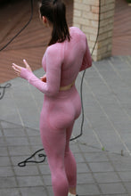 Load image into Gallery viewer, Catspeed Style Women Pink &quot;5 piece&quot; Yoga set Fitness Apparel
