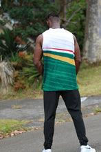 Load image into Gallery viewer, Catspeed Style Men White-Green Muscle Singlet Sportswear
