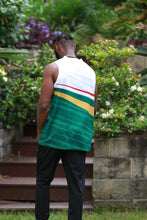 Load image into Gallery viewer, Catspeed Style Men White-Green Muscle Singlet Sportswear
