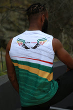Load image into Gallery viewer, Catspeed Style Men White-Green Muscle Singlet Sportswear
