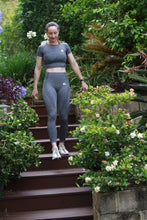 Load image into Gallery viewer, Catspeed Style Women Grey &quot;5 piece&quot; Yoga Set Fitness Apparel
