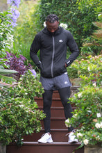 Load image into Gallery viewer, Catspeed Style Men Grey T-Shirt and Shorts w/Tights attached Fitness Apparel
