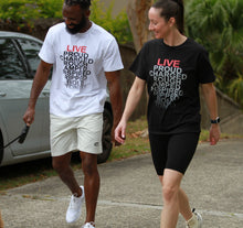 Load image into Gallery viewer, Catspeed Style Unisex White / Black Activewear Motivational T-Shirt
