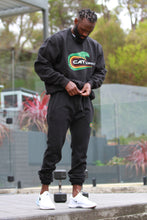 Load image into Gallery viewer, Catspeed Style Men Black Sweatshirt &quot;Jumper&quot;+ Black Pants Activewear
