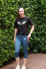 Load image into Gallery viewer, Catspeed Style Women Black/White T-shirt Fitness Apparel
