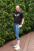 Load image into Gallery viewer, Catspeed Style Women Black/White T-shirt Fitness Apparel
